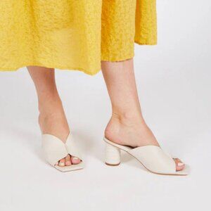 KAMIKA HEEL - CREAM - SIZE 7 - INTENTIONALLY BLANK